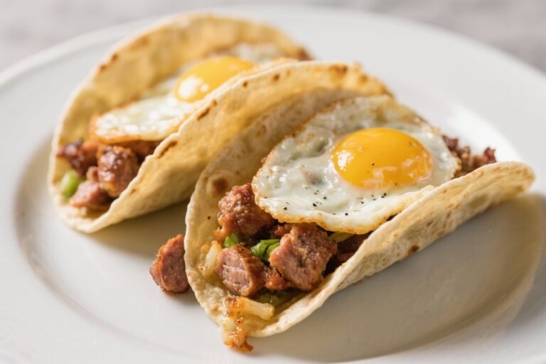 Breakfast Tacos – Sausage & Egg Made Simple