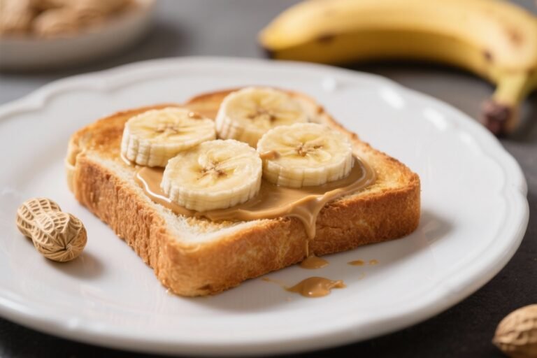 Peanut Butter Banana Toast – Classic Breakfast Comfort