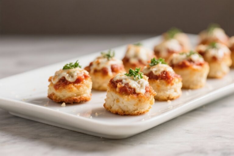 Mini Chicken Parmesan Bites – Crispy, Cheesy, and Perfect for Sharing
