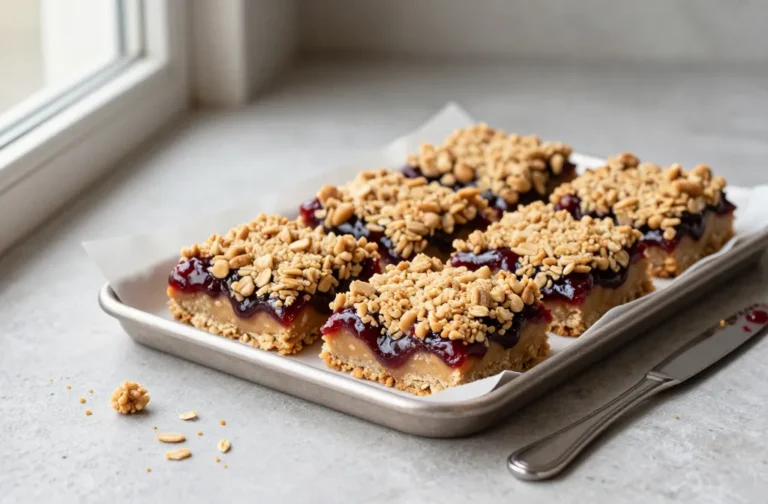 Peanut Butter & Jelly Crumble Bars That Wow Effortlessly