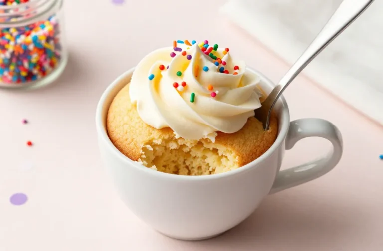 Birthday Cake Mug Cake