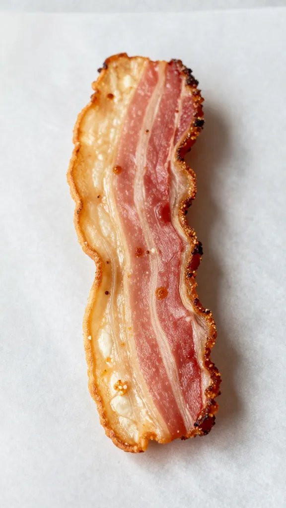 crispy bacon flapjack dipper on parchment paper