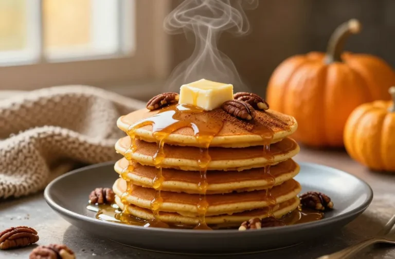 Fluffy Fall Magic Pumpkin Spice Pancakes Recipe!