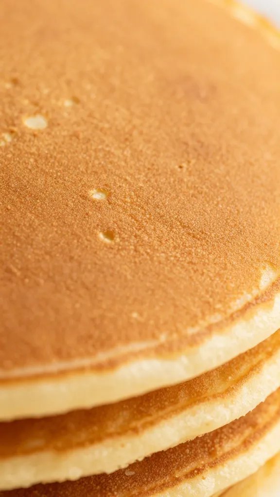 golden pancake crumb texture, extreme closeup macro