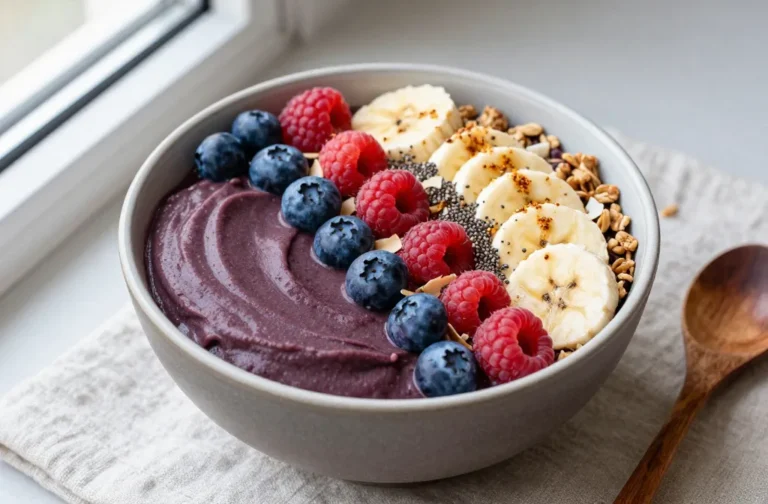 Acai Bowl Recipe That’S Thick, Creamy, and Not a Sugar Bomb