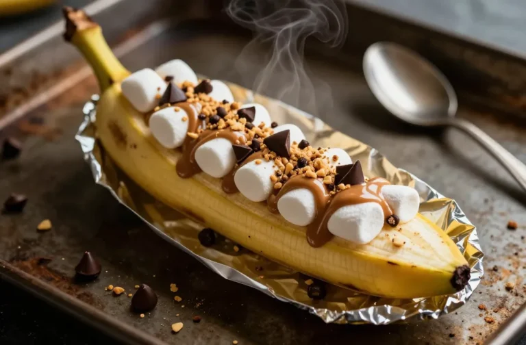 Stuffed Banana Boat Bliss with Gooey Mix-Ins