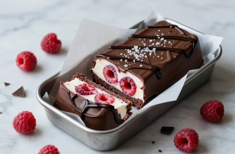 Chocolate Raspberry Frozen Yogurt Bars That Taste Luxe