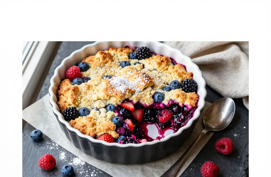 Mixed Berry Cobbler That Practically Makes Itself