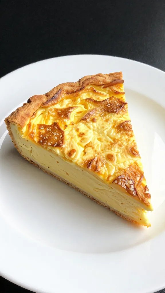 golden-edged sheet pan frittata slice on white plate
