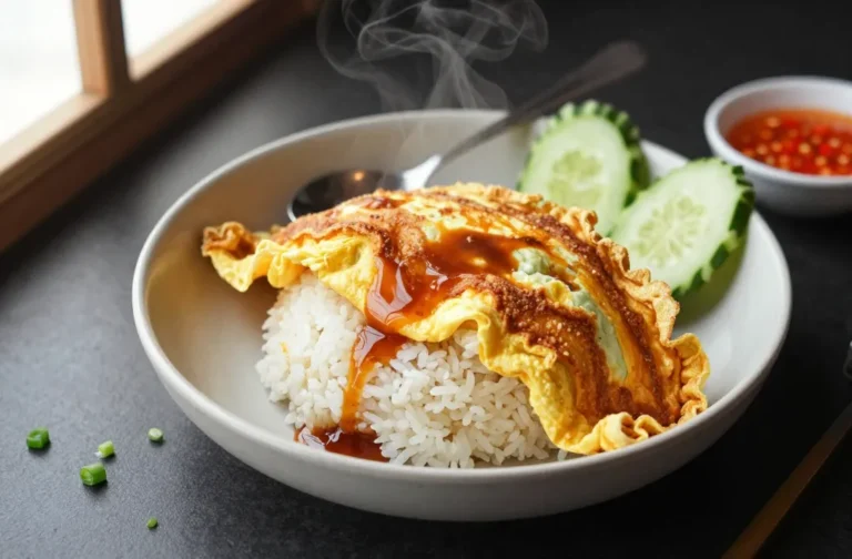 Thai Kai Jiew — Crispy Fried Egg with Fish Sauce Over Rice, the Thai Street Food Dinner That'S Ready Before You Set the Table