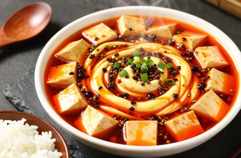 Mapo Tofu with Egg — Sichuan Spiced Silken Tofu and Egg, the 20-Minute Dinner That Delivers Restaurant-Level Heat