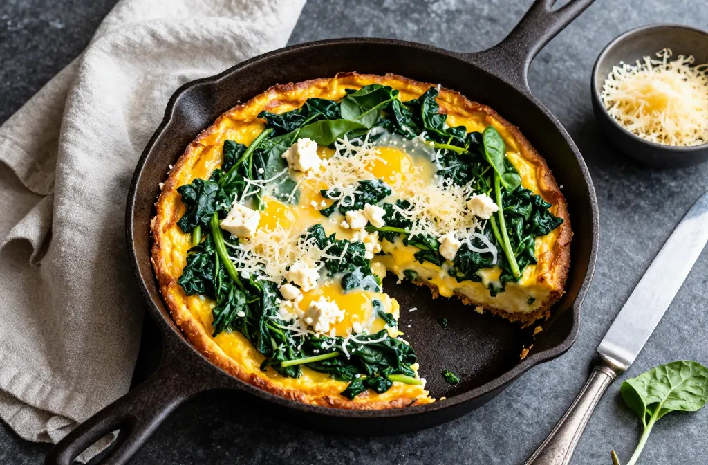 Dinner Frittata with Greens and Cheese — How to Build a Proper Frittata That Feeds Six and Reheats Perfectly Secrets