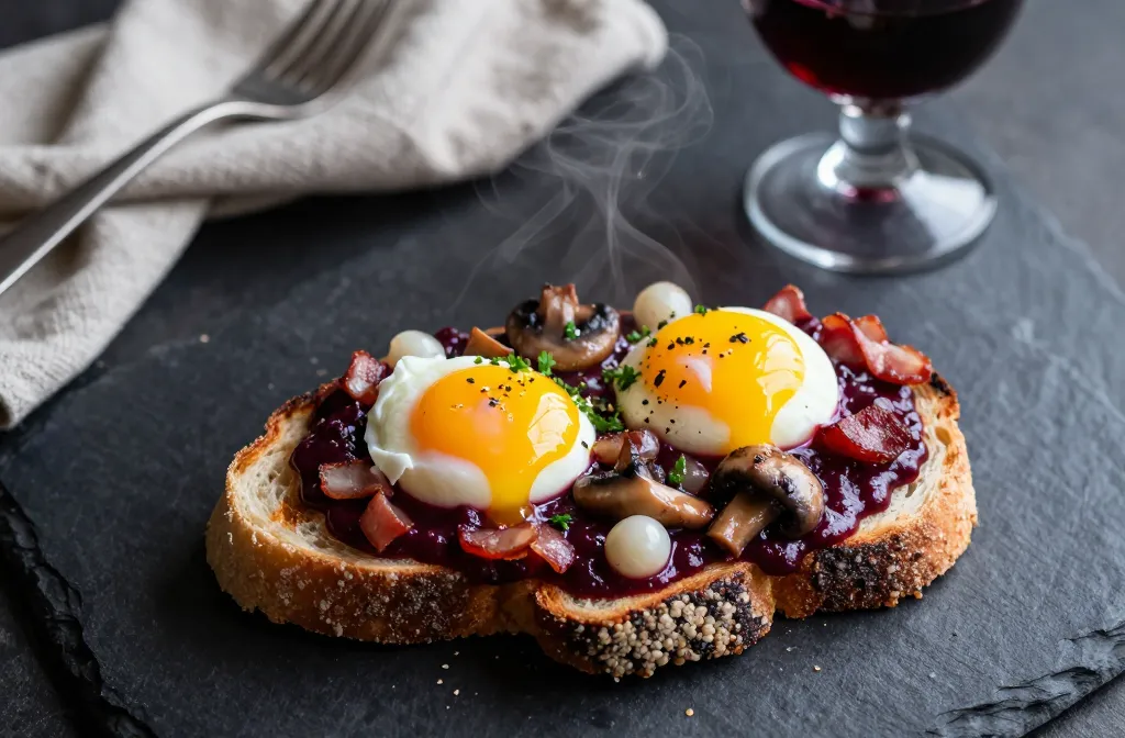 Oeufs En Meurette — French Poached Eggs in Red Wine Sauce, the Dinner Party Egg Dish That Costs Almost Nothing