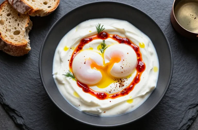 ÇıLbıR — Turkish Poached Eggs in Garlicky Yogurt with Chili Butter, the Dinner That Looks Impossible and Takes 15 Minutes Tonight